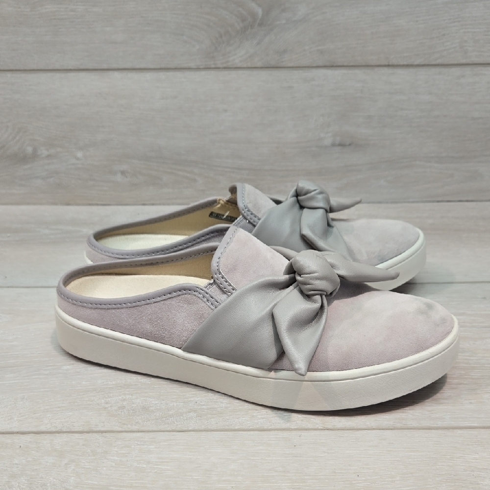 Spenco Women's Slip-On Bow Mule Sneakers Shoes Sz 8B